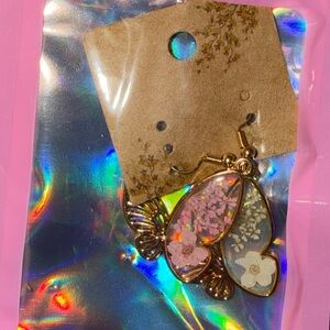 Floral Butterfly Earrings